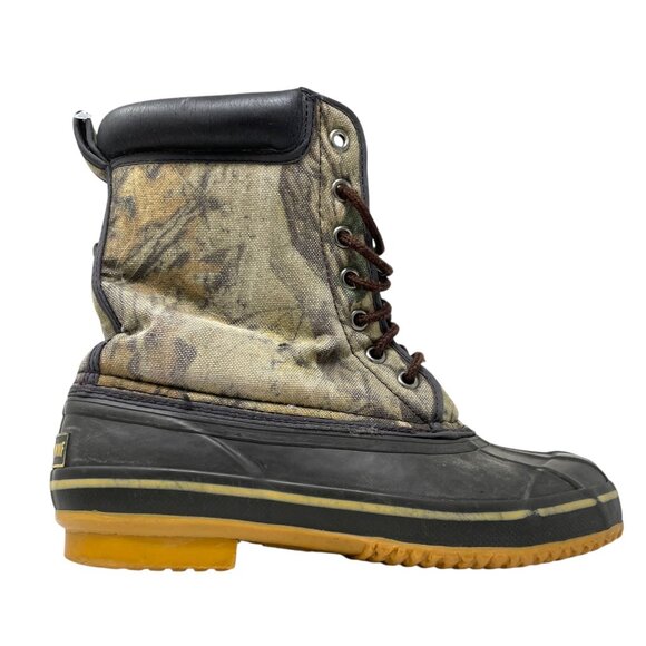 Timber Wolf Thermolite Boys 8 Camo Duck Boots Water Resistant Lace Up Outdoor - Picture 11 of 16